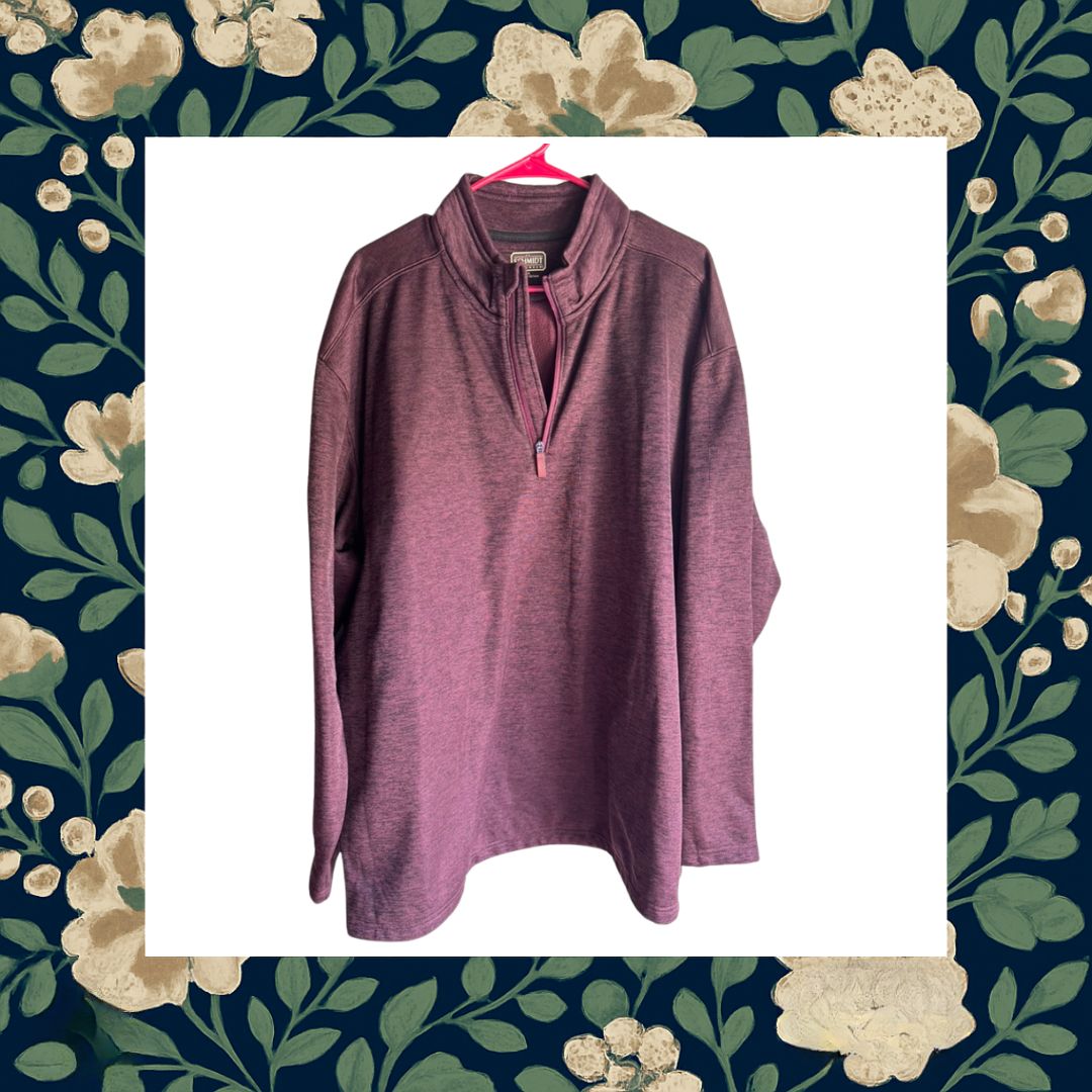 C.E. Schmidt Workwear Maroon 1/4 zip