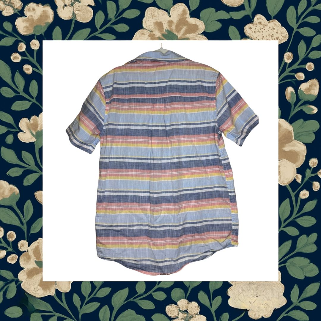 Children's Place Short Sleeve Button Up- 14 (YXL)