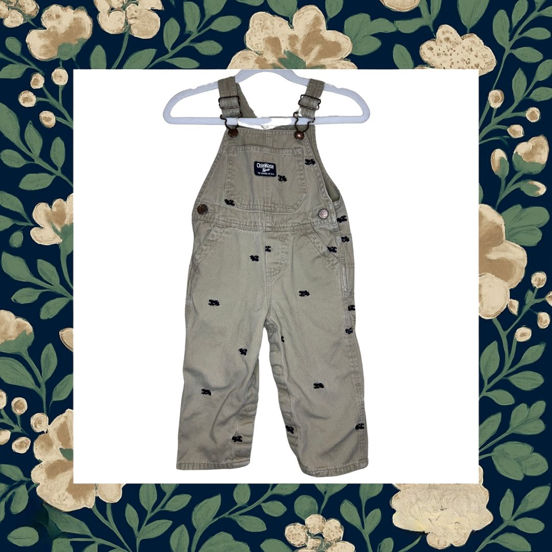 Osh Kosh B'Gosh Blue Cement Trucks-18m