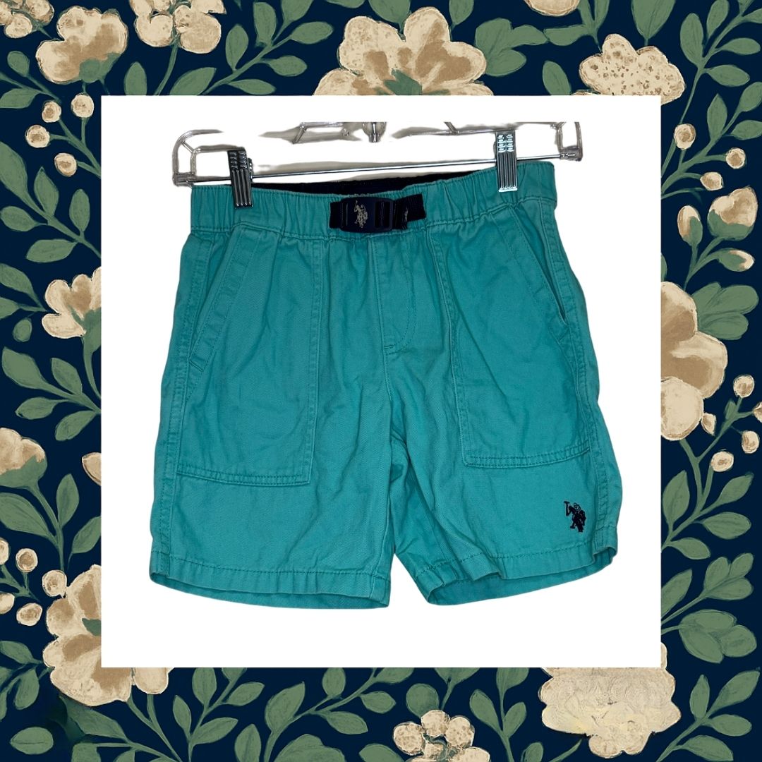 U.S. Polo Assn. Teal Shorts- (8) M
