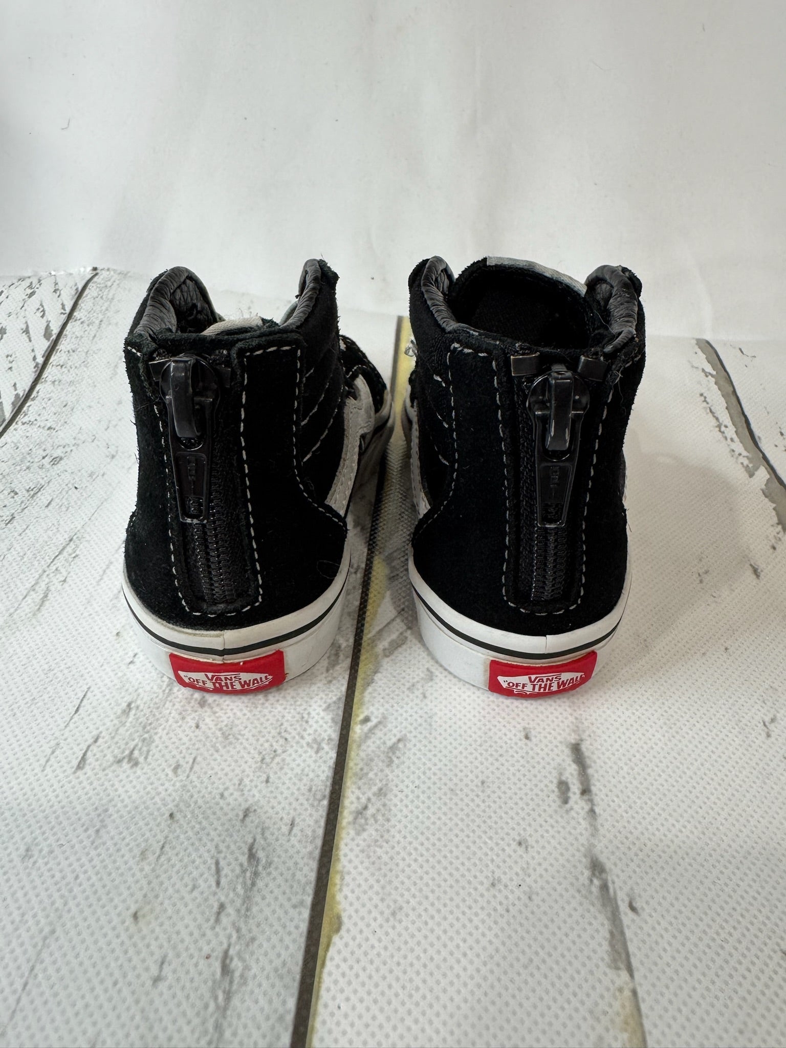 Vans-Toddler black high tops size 5C