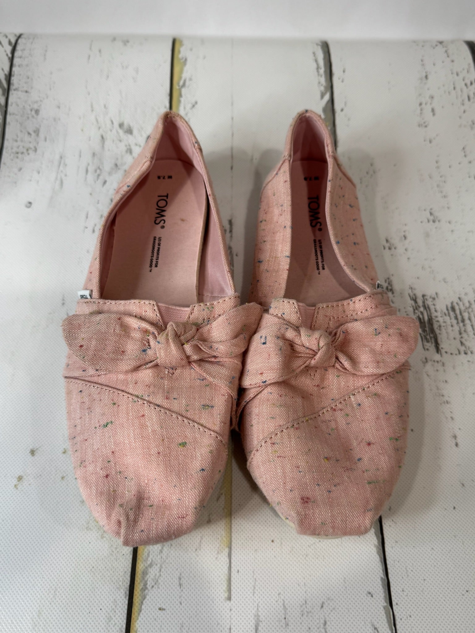Toms-Pink Slip On