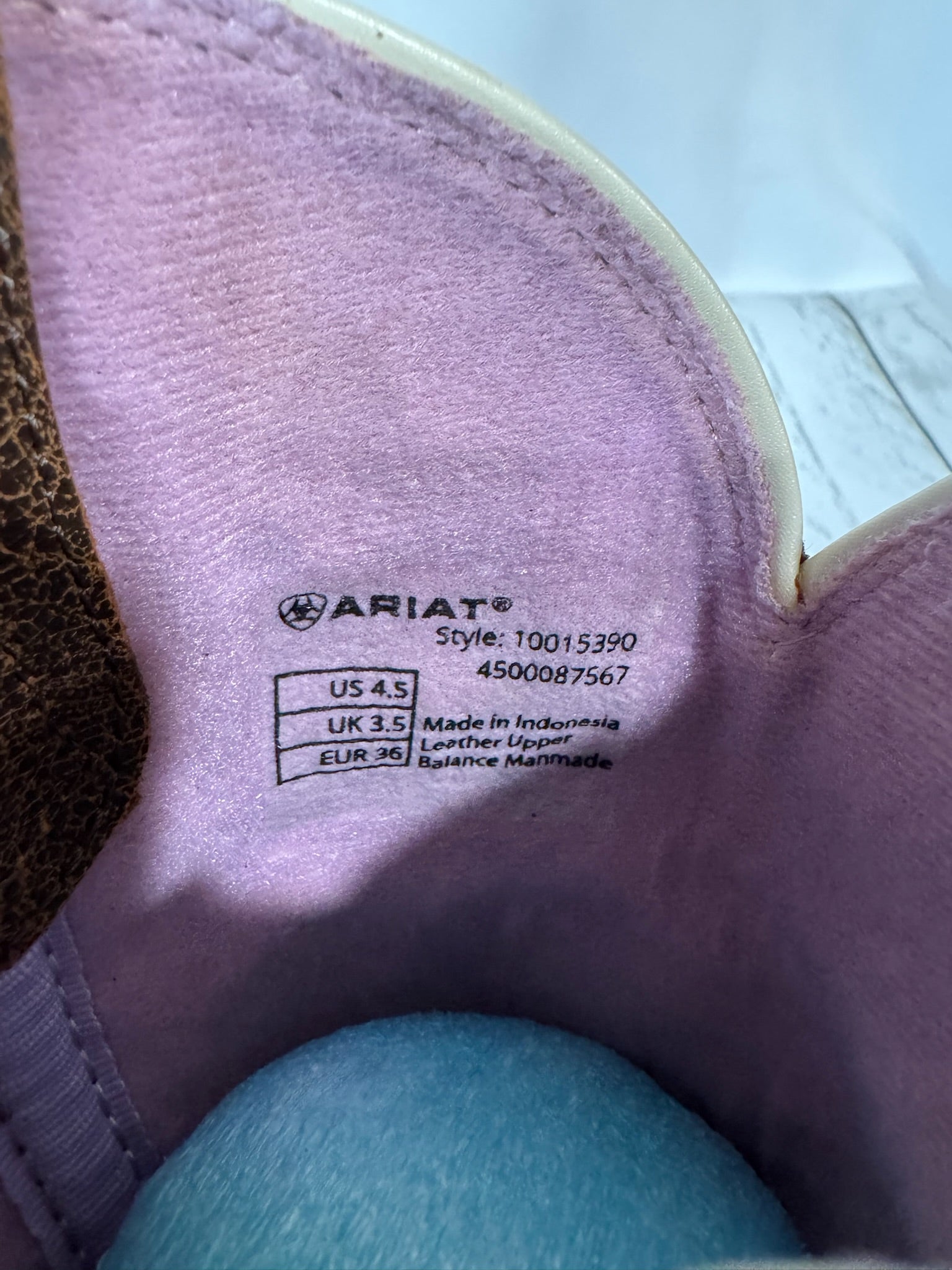 Ariat Girls Size 4.5